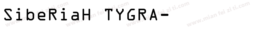 SibeRiaH TYGRA字体转换